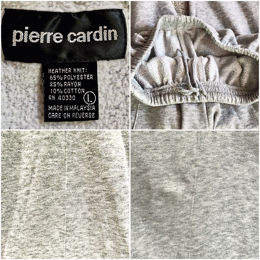 Mens Vintage Pierre Cardin Designer Sweatsuit LRG - Picture 16 of 16